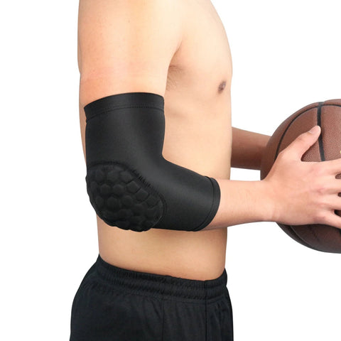 1 PC Sports Elbow Support Sleeve Honeycomb Paded Arm Joint Protector Breathbable Elbow Pads Cycling Running Basketball Arm Guard Zen fit plus