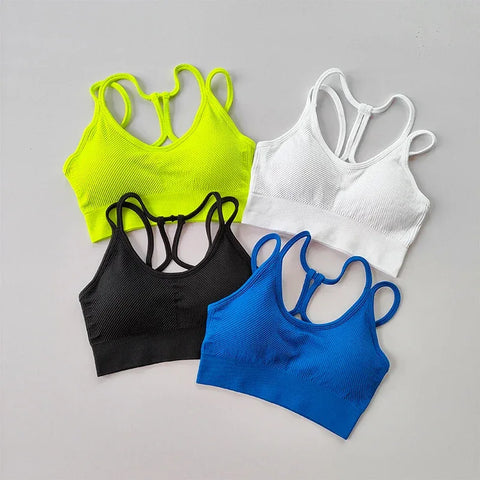 Sports underwear women's running shockproof summer quick drying back fitness bra vest professional training Yoga bra - Zen Fit Plus