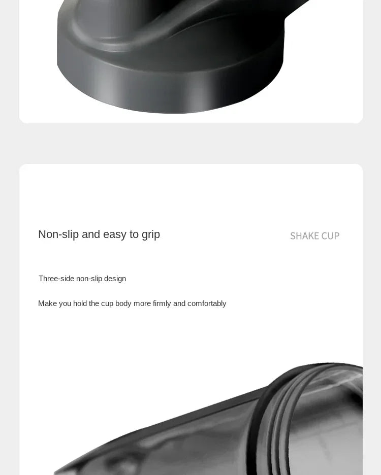 500ML Portable Sport Shaker Bottle Protein Powder Shaker Cup Leak Proof Water Bottle For Gym Fitness Training Drinking Bottle - Zen Fit Plus