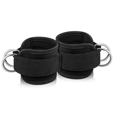 Adjustable Wrist Ankle Cuffs D Ring Pulley Lifting Straps Gym Cable Attachments Weight-bearing Exercise Fitness Accessories Zen fit plus