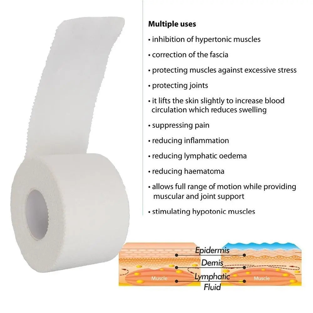 Health Care Sport Adhesive Tape Elastic Stretch Emergency tool Athletic Gauze Tape Injury Support Self-Adhesive Elastic Bandage Zen fit plus