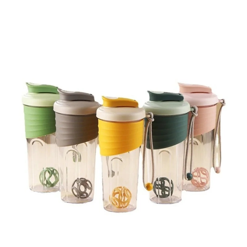 Portable 700ml Protein Powder Shaker Bottle Leak Proof Water Bottle for Gym Outdoor Fitness Training Sport Mixing Cup with Scale Zen fit plus