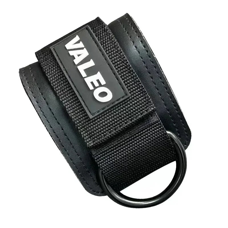 1Pcs Leather Fitness Ankle Straps Adjustable D-Ring Foot Support Cuffs Gym Leg Strength Workouts Pulley Buckle Sports Feet Guard Zen fit plus