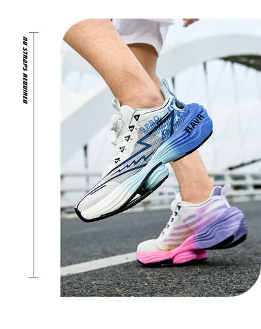 2025 New Men's Running Shoes Cushioning Carbon Plate Racing Marathon Athletic Shoes Comfortable Non-slip Sports Tennis Shoes - Zen Fit Plus