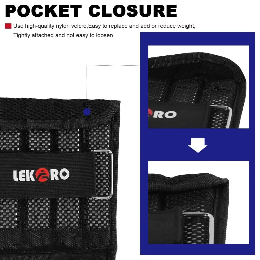 20kg Adjustable Weight Training Suit Empty Bag Fitness Running Vest, Hand And Foot Strength Training Physical Training Clothing - Zen Fit Plus