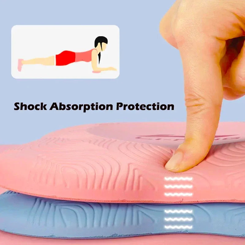 Yoga Kneeling Mat Thickened Flat Support Mat Knee Pad Portable Elbow Pad Yoga Mat Sports Fitness - Zen Fit Plus