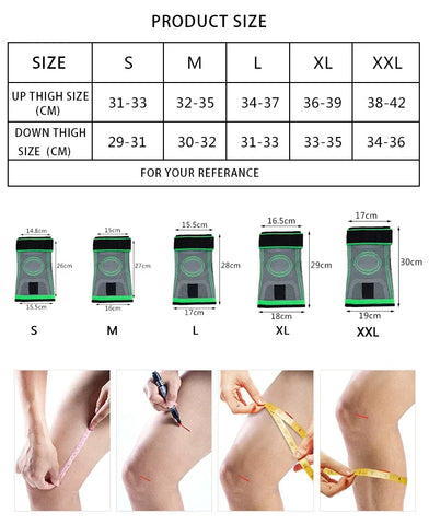 1pc Knee Brace Knee Sleeve Support For Men And Women Knee Pads For Running, Hiking Knee Support Arthritis Joint Pain Relief - Zen Fit Plus