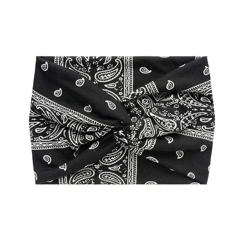 Boho Style Wide Headbands For Women Extra Large Turban Workout Headband Fashion Yoga Hair Bands Twisted Thick Hair Accessories Zen Fit Plus