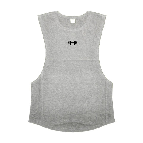 Gym Fitness Training Vests Cotton Breathable Side Slits Tank Tops Mens Bodybuilding Muscle Sleeveless Singlets Workout Shirts Zen fit plus