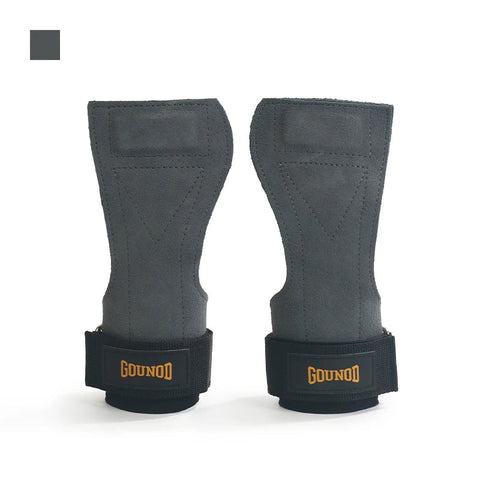 2PC/1pair Cowhide Palm Protection Wear-resistant Non-slip Wrist Protection Equipment Fitness Weightlifting Booster Belt Deadlift Zen Fit Plus