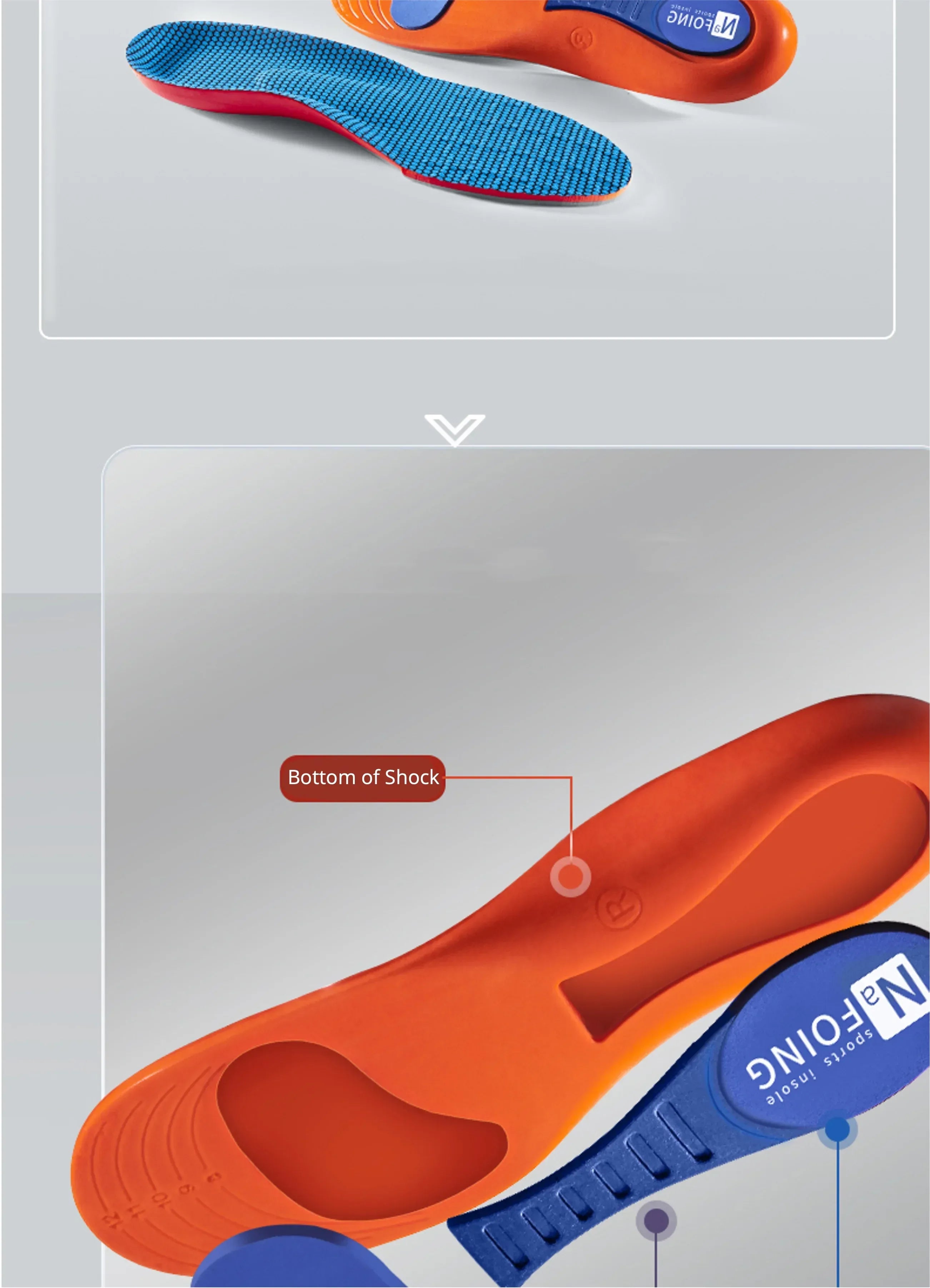 Sport Orthopedic Insoles for Feet Men Women EVA Breathable Shock Absorption Shoes Insole for Running Basketball Sport Care Pads - Zen Fit Plus