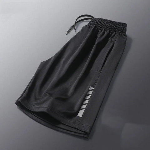 New Black Running Shorts Men Striped Printing Loose Basketball Sport Gym Breathable Shorts Fitness Training Workout Bottom Male Zen fit plus