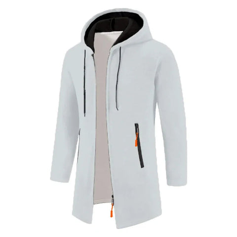 Sweatwear Men's Hoodies Long Sleeve Sweatshirts for Men Zipper Hooded Mens Oversize Winter Top Jacket Coat Black Sweater Zen fit plus