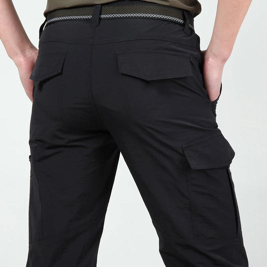Men's Summer Tactical Cargo Pants Lightweight Casual Waterproof Trousers Casual Pants Wear-resisting Multi-pocket Outdoor Hiking Zen fit plus