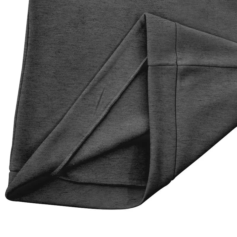 American autumn and winter heavy fleece long-sleeved men's sweater half zipper loose stand-up collar pullover men's sweater - Zen Fit Plus