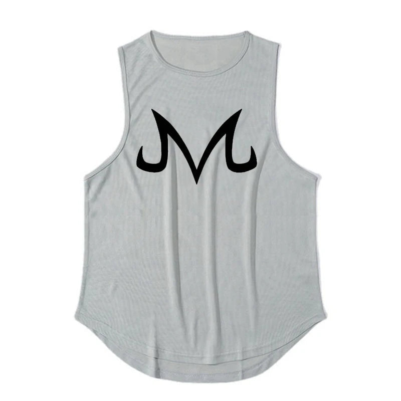 Summer Fitness Sports Tank Top Men's Breathable Loose Fit Training Sleeveless T-shirt Quick Drying vest Anime ZT Clothing Zen fit plus