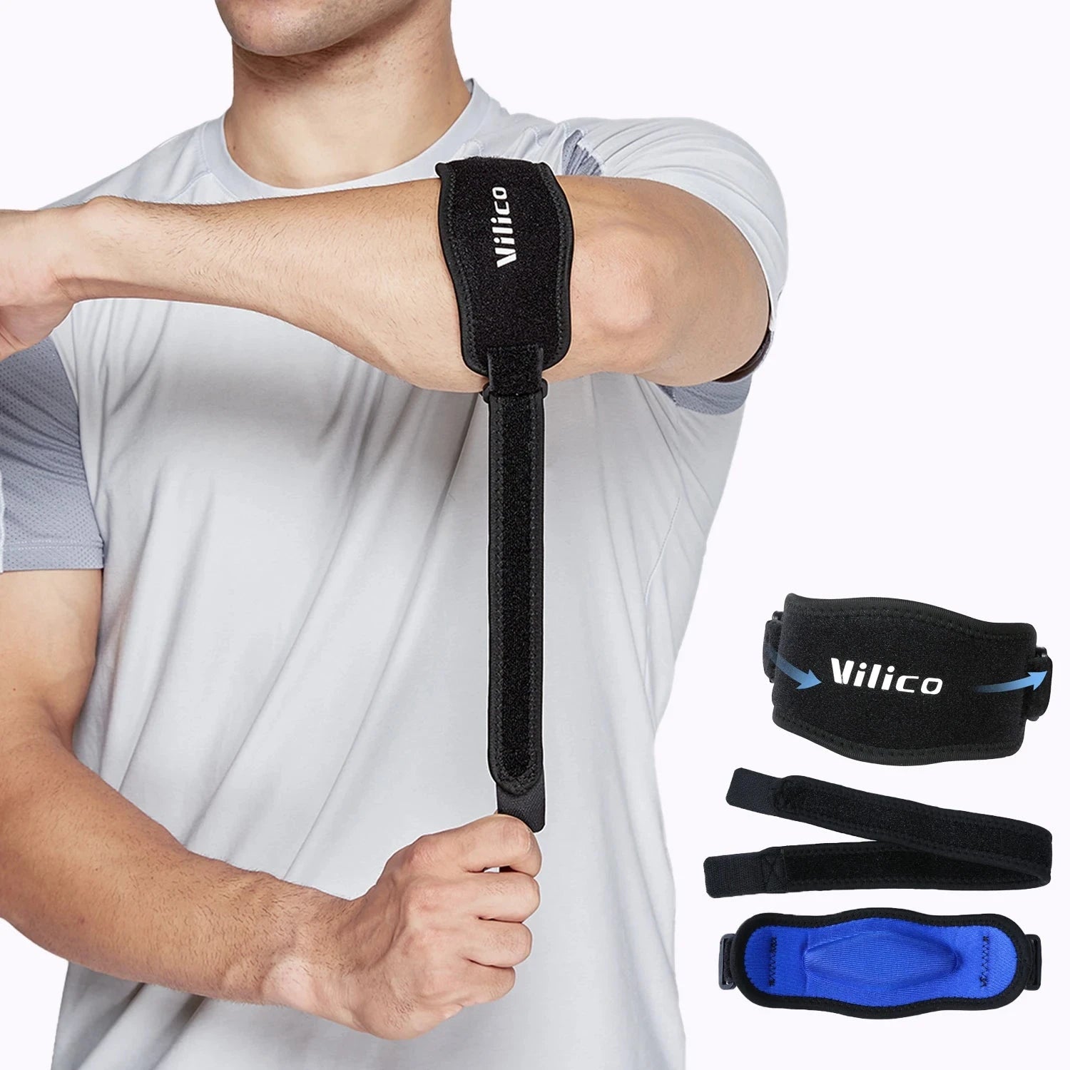 1 PCS Elbow Protection Strap Elbow Soft Cushion Support Strap Knee Support Basketball Tennis Badminton Epicondylitis Elbow Pad Zen Fit Plus