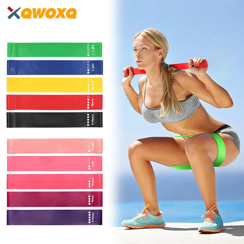 5Pcs Resistance Band Set for Men and Women 5 Elastic Bands with Different Resistance Levels for Long Workouts In The Home & Gym Zen fit plus