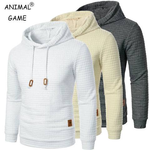 New Outdoor Men's Long Sleeve Hoodie Sweatshirts Autum Breathable Solid Color Coats Sport Streetwear Pullover Tracksuit Men Zen fit plus
