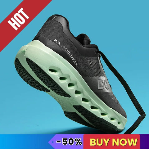 MAX Sports Running Shoes Men Marathon Breathable Comfortable Brand Trend Women Athletic Training Outdoor Sneakers Air Cushion