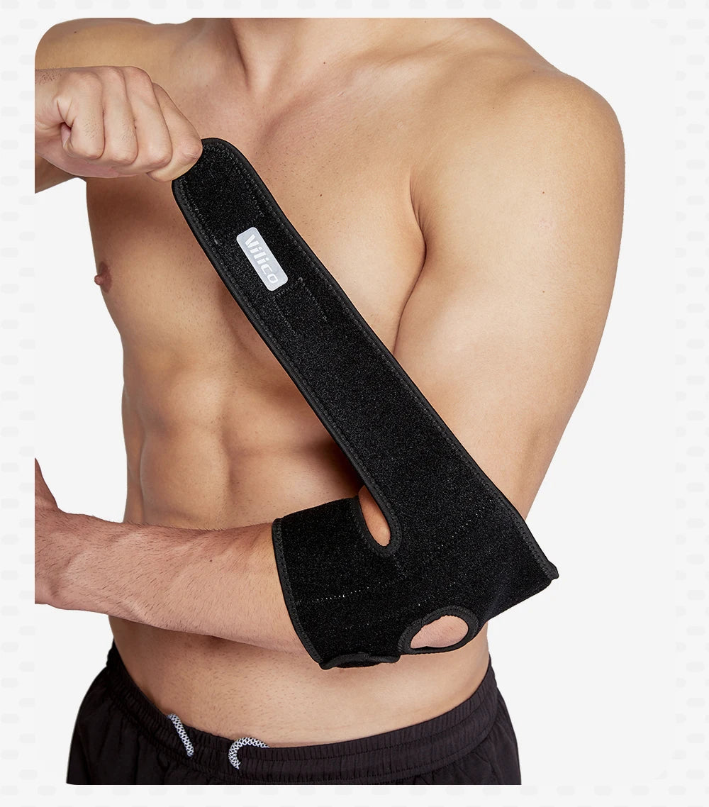 1PCS Adjustable Elbow Support Wrap Brace Pad Strong Basketball Sports Elastic Elbow Injury Pain Relief Protector Zen fit plus
