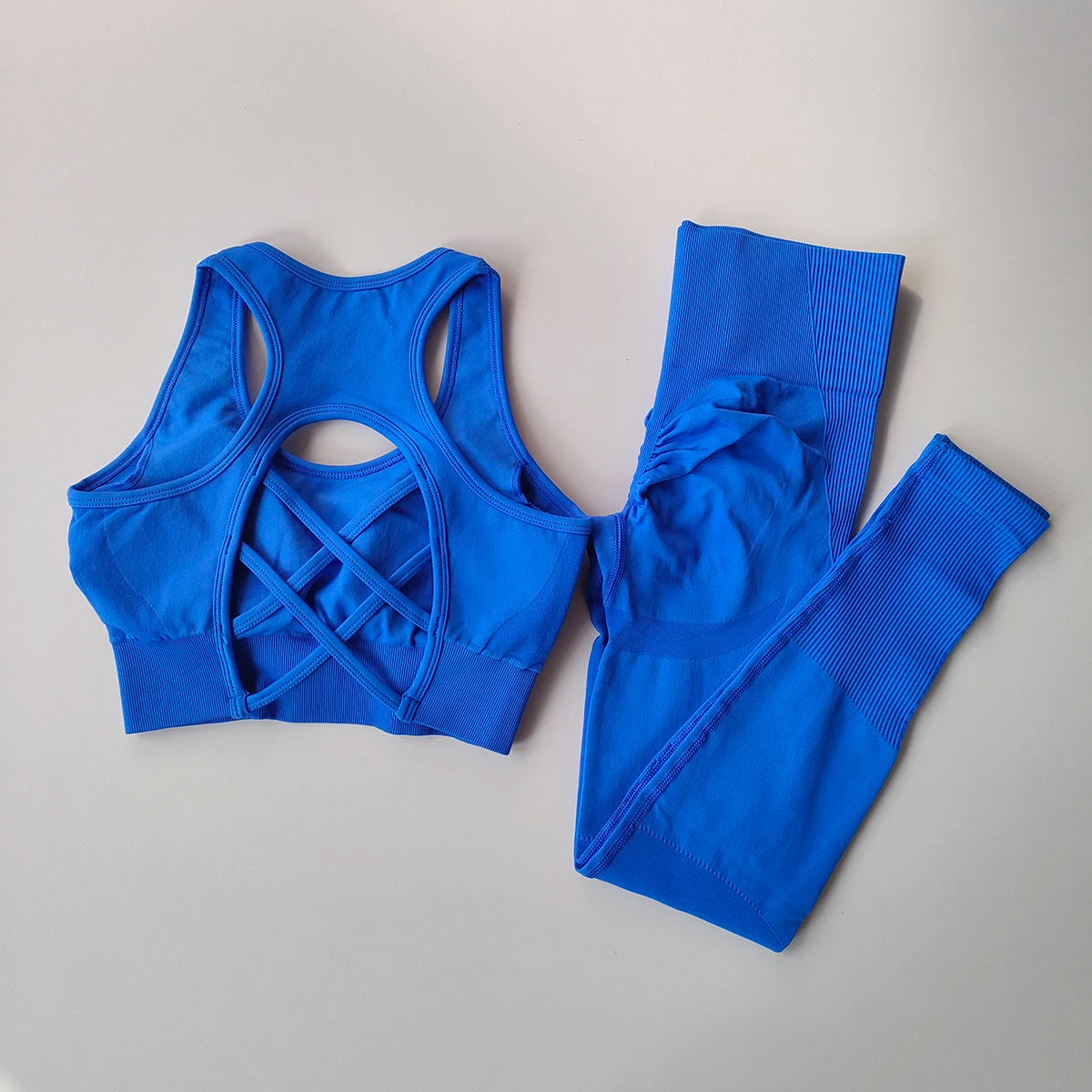 Women's tracksuit Fitness Suit Yoga Sets Sportswear Workout Sports Bra+High Waist Leggings Gym Clothing Seamless Sports Suits Zen fit plus