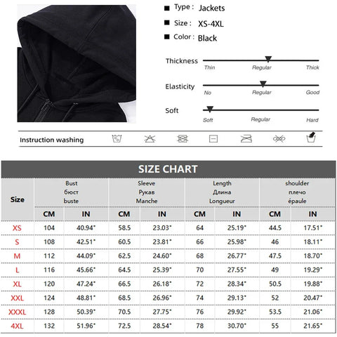 Autumn Men Sweatshirts Long Sleeve Jacket Hoodie Zipper Closure Jacket Male Hoodies Sweatshirt Slim Fit Male Clothing - Zen Fit Plus