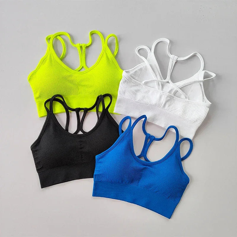 Sports underwear women's running shockproof summer quick drying back fitness bra vest professional training Yoga bra - Zen Fit Plus