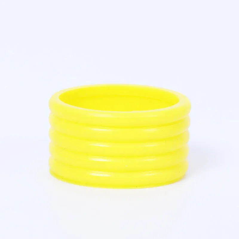 Silicone Tennis Racket Grip Ring Handle Closure Rubber Sweat-absorbing Band Fixed Stretchable Handle Tennis Accessories 4Pcs - Zen Fit Plus
