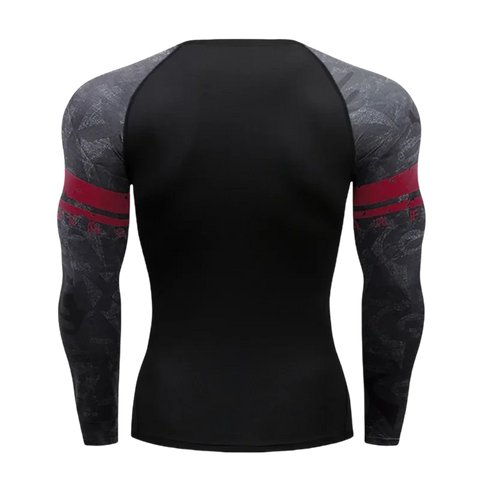 Gym Compression Dry Fit Men's Long Sleeves Fitness T-shirt Spring And Autumn Outdoor Sports Running Tees Sportswear Tops T-shirt - Zen Fit Plus