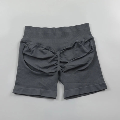 Impact Shorts Low Ribbed Waist Band Yoga Shorts Seamless Scrunch Bum Workout Gym Shorts Booty Hight Stretch Running Shorts Zen fit plus