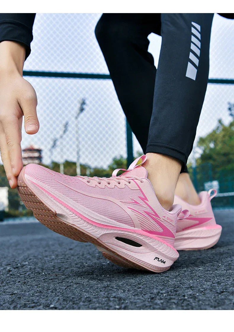 Men Sports Running Shoes Marathon Air Cushion Breathable Lightweight Comfortable Women Outdoor Athletic Sneakers Jogging Tenis - Zen Fit Plus