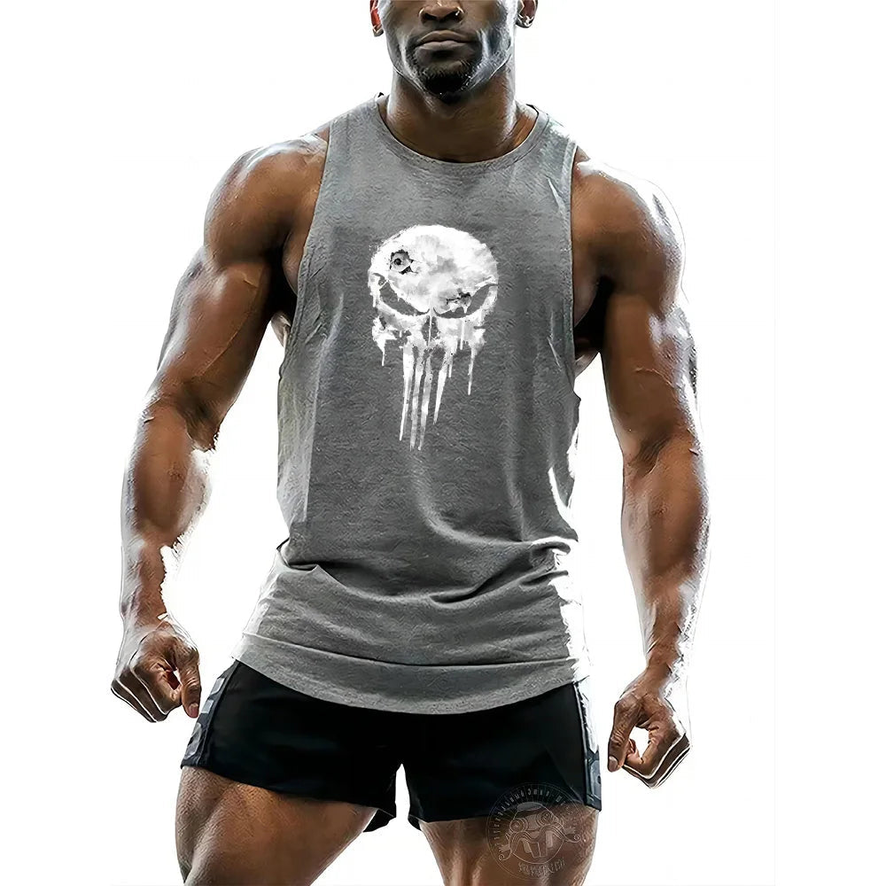 Summer new fitness sport men's vest Quick drying sleeveless T-shirt Fitness wear Basketball training vest men's sweatshirt tops Zen fit plus