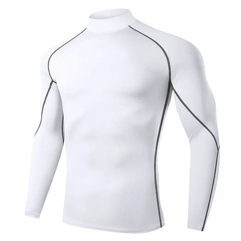 Men Running T shirt Quick Dry Bodybuilding Sport Shirt Long Sleeve Compression Top Fitness Tight Rashgard Gym T-Shirt Men - Zen Fit Plus