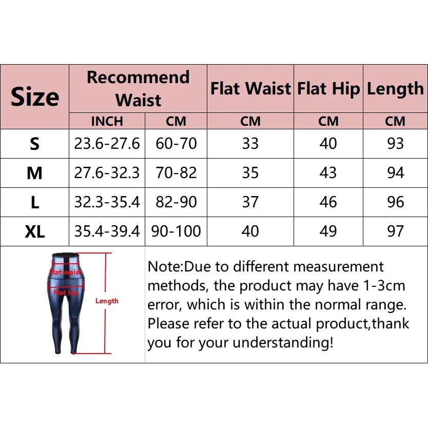 Fitness Sauna Pant for Women High Waist Weight Loss Shaper Compression Workout Legging Sauna Suits Fat Burning Sweat Sportswear - Zen Fit Plus