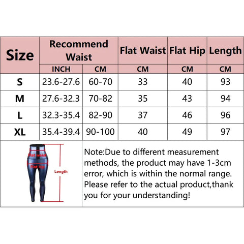 Fitness Sauna Pant for Women High Waist Weight Loss Shaper Compression Workout Legging Sauna Suits Fat Burning Sweat Sportswear - Zen Fit Plus