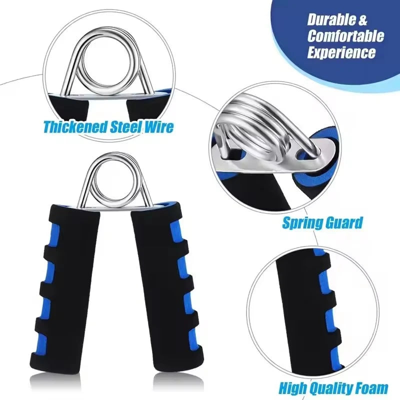 1pc Wrist Strength Trainer Spring Grip Finger Strength Trainer Sponge Forearm Enhancer Wrist Expander Exercise Muscle Trainer Zen Fit Plus