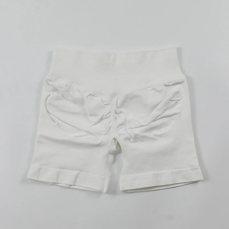 Impact Shorts Low Ribbed Waist Band Yoga Shorts Seamless Scrunch Bum Workout Gym Shorts Booty Hight Stretch Running Shorts Zen fit plus