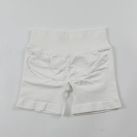 Impact Shorts Low Ribbed Waist Band Yoga Shorts Seamless Scrunch Bum Workout Gym Shorts Booty Hight Stretch Running Shorts Zen fit plus