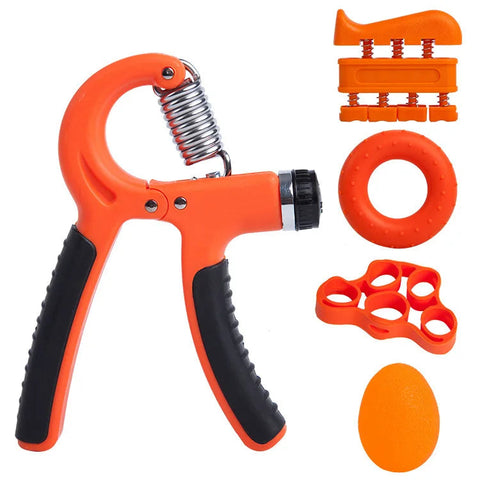 Hand Grip Strengthener Adjustable Resistance Men and Women Finger Massager Expander Workout Strength Muscle Wrist Gym Equipment Zen Fit Plus