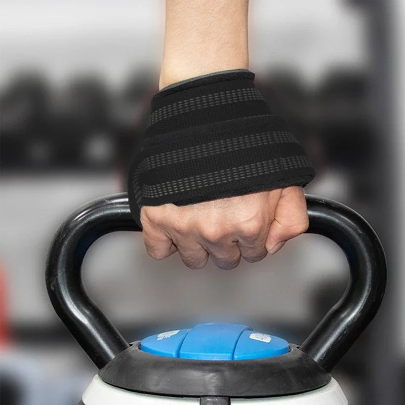 2PCS Weightlifting Hand Belt Anti-Slip Sport Fitness Wrist Wraps Straps Gym Support Lifting Grip Belt Fitness Bodybuilding Zen fit plus