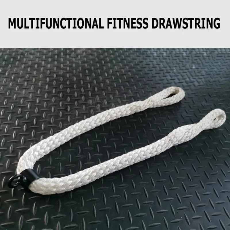 Tricep Rope Press Down Cable Machine Accessories LAT Pulldown Attachment for Home Gym Pull Down Rope Cord for Triceps Extensions Zen fit plus