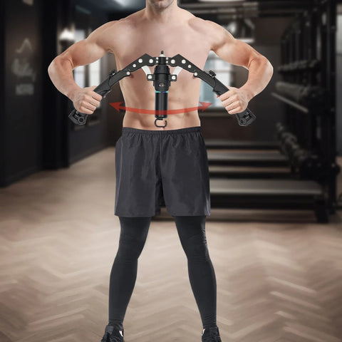 Hydraulic Power Twister Spin Button Arm Blaster Forearm Workout Equipment Adjustable 22-440lbs for Arms, Legs, Biceps, etc - Zen Fit Plus