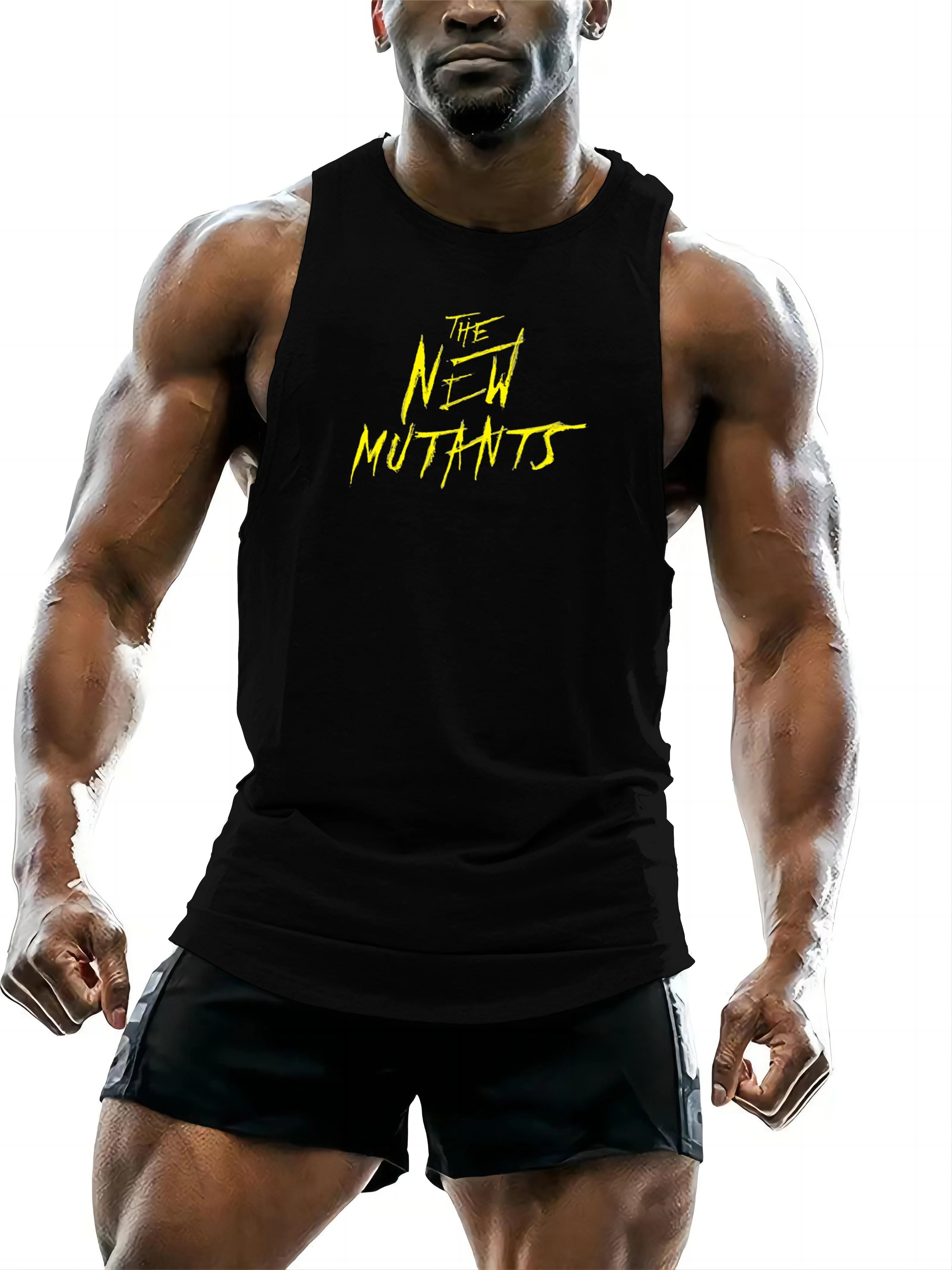 Adult Men'S Tank Tops Clothing 2d Fun Printed Round Neck Summer Basketball Sleeveless Outdoor Sports Gym Quick Dry New Style Zen fit plus