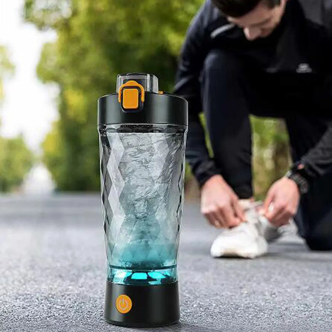 650ml Electric Protein Powder Mixing Cup Automatic Shaker Bottle Mixer Shake Bottle Milk Coffee Blender Kettle fro Gym outdoor Zen fit plus