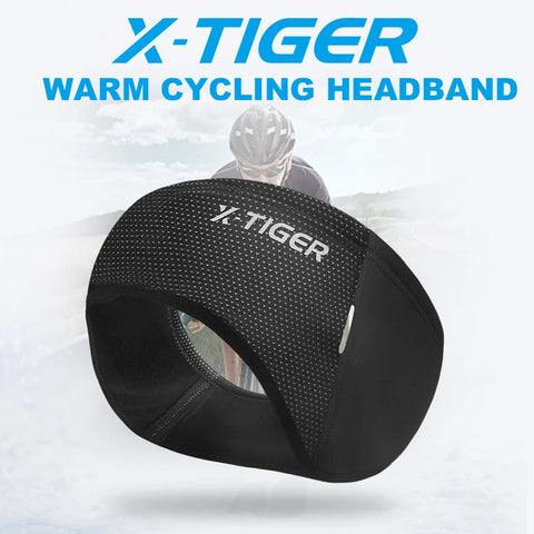 X-TIGER Outdoor Sports Cycling Headwear Winter Windproof Cycling Headband Cap Keep Warm Fleece Bike Equipment Ear Warmer Zen fit plus