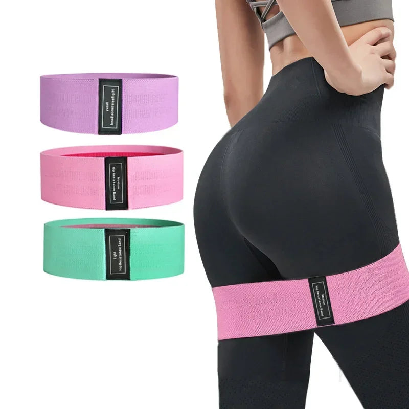 1/2/3PCS Elastic Bands Fitness Resistance Bands Yoga Pilates Hip Circle Expander Bands Gym Training Home Workout Equipment Zen fit plus