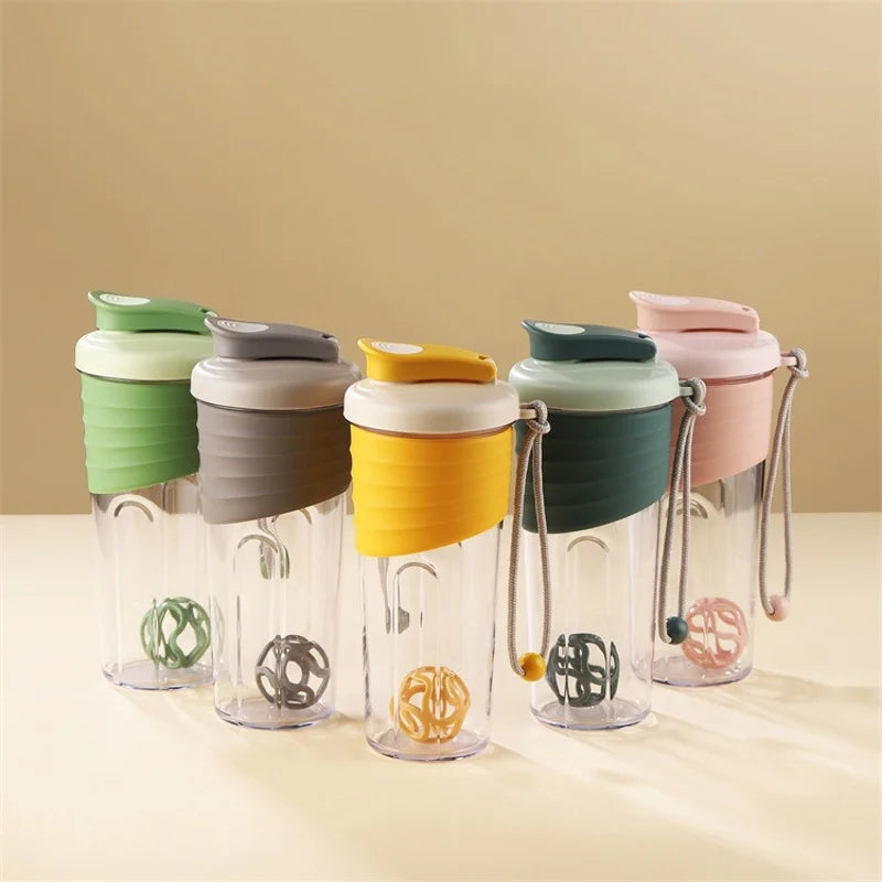 Portable 700ml Protein Powder Shaker Bottle Leak Proof Water Bottle for Gym Outdoor Fitness Training Sport Mixing Cup with Scale Zen fit plus
