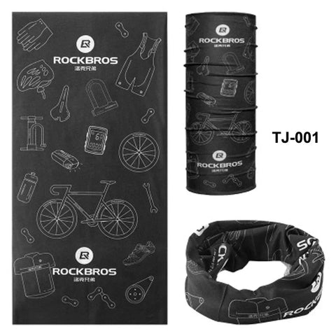 ROCKBROS Cycling Headwear Sport Scarf Running Face Mask Outdoor Fishing Seamless Magic Bandana MTB Bike Moto Bicycle Headband Zen fit plus