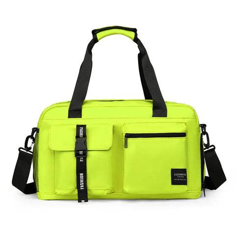 Large Fitness Bag Sports Handbag Women Dry Wet Shoes Pocket Single Shoulder Crossbody Swimming Yoga Gym Travel Backpack Duffel Zen fit plus